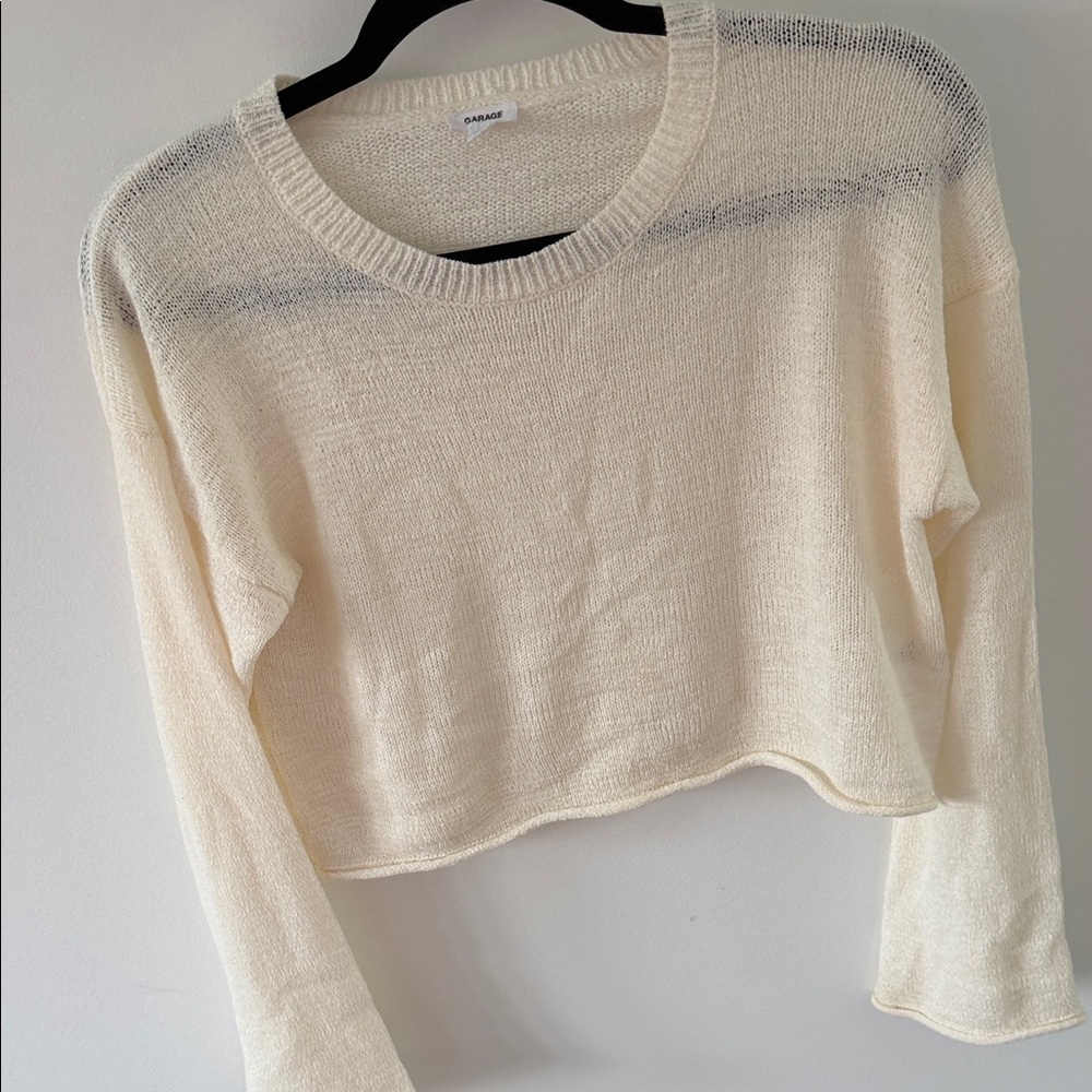 Garage Clothing lightweight Cream Sweater S